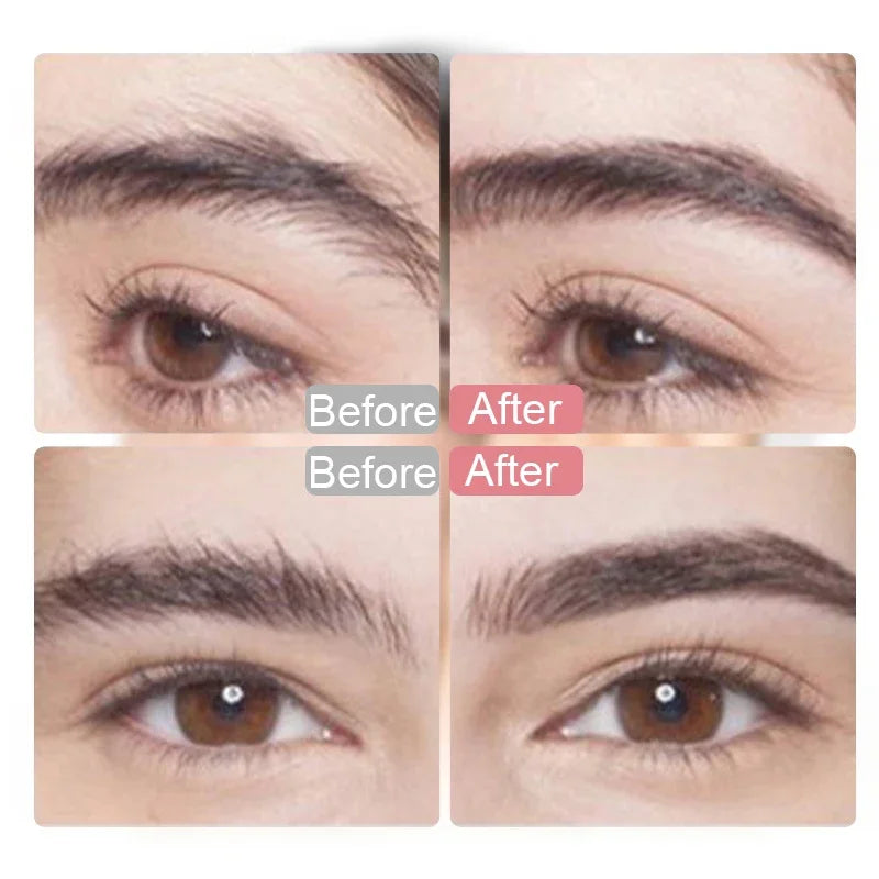 Rechargeable Eyebrow Trimmer with LED Light - 2-in-1 USB Facial Hair Remover