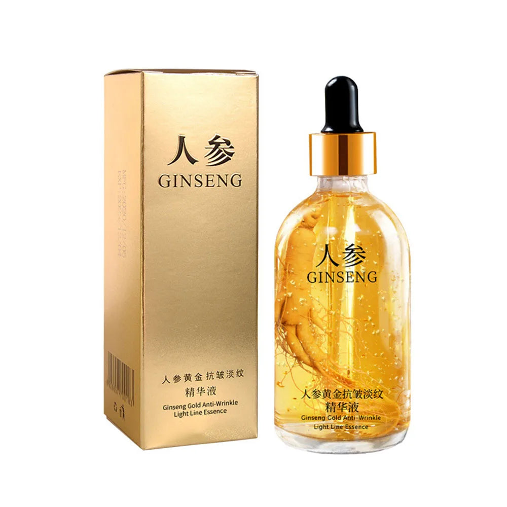 Ginseng Gold Anti-Aging Face Serum - 100ml Wrinkle Reduction & Brightening