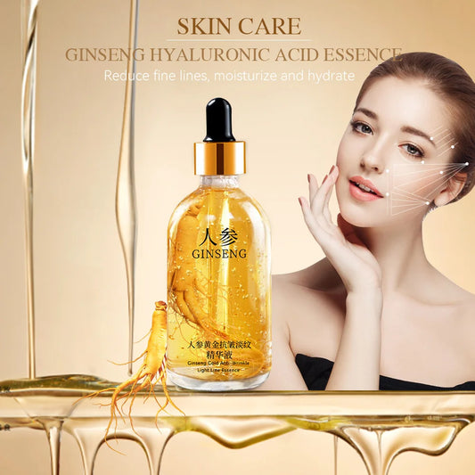 Ginseng Gold Anti-Aging Face Serum - 100ml Wrinkle Reduction & Brightening