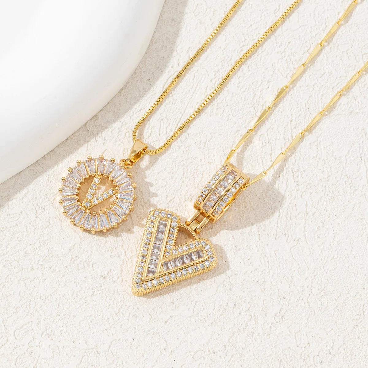 Set de 2 Collares con Inicial (A-Z)