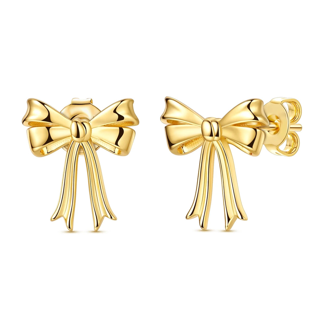 925 Sterling Silver Minimalist Hoop Earrings - Rose Gold & Yellow Gold