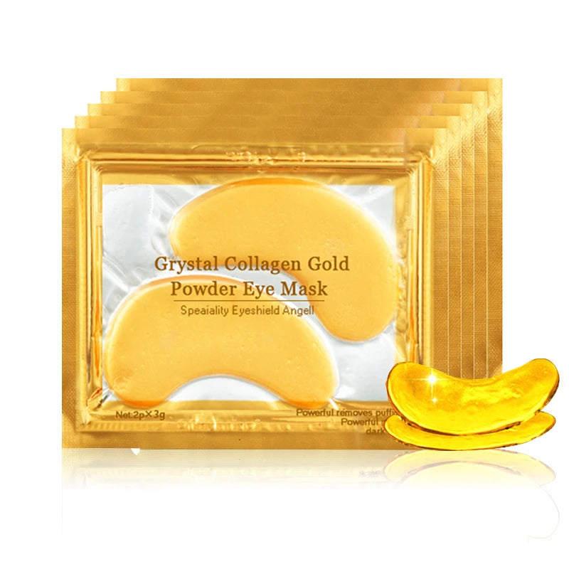 Gold Collagen Eye Masks - 50 Pairs Anti-Aging Under Eye Patches