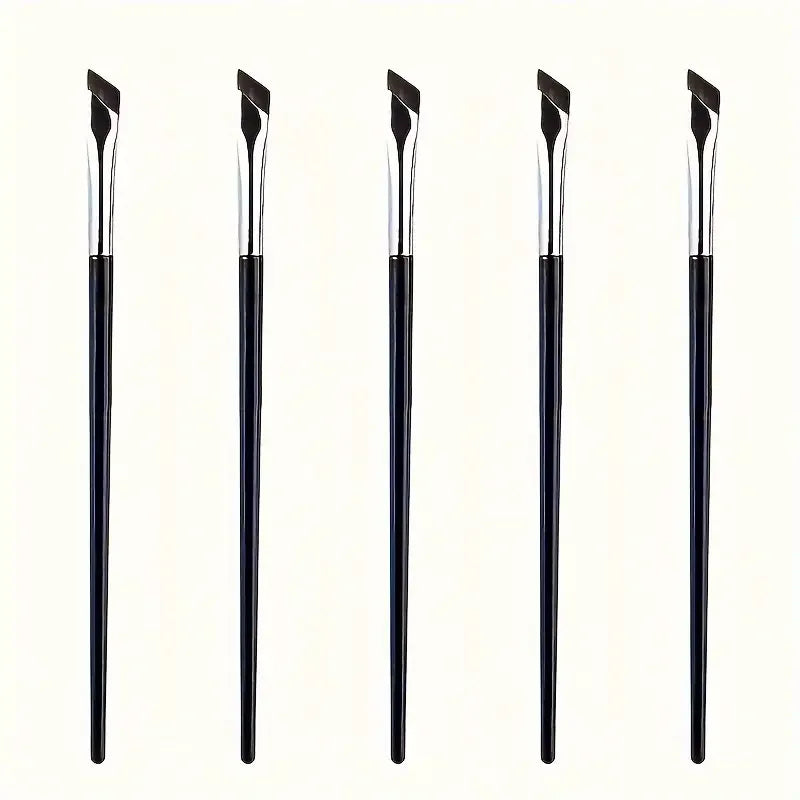 Ultra Thin Eyeliner & Eyebrow Brush Set - Precision Makeup Tools for Flawless Application