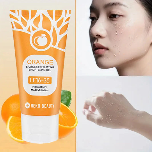Orange Exfoliating Gel 50ml – Deep Pore Cleansing, Dead Skin Removal & Full Body Scrub