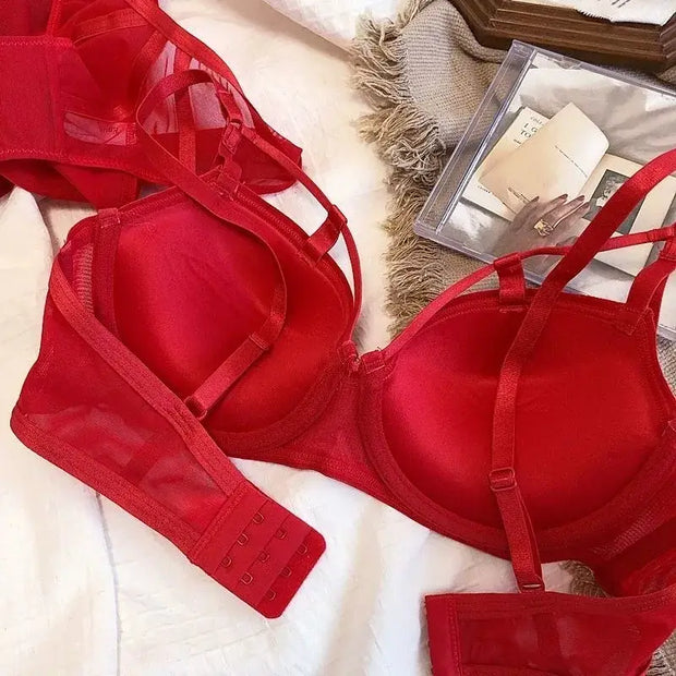 Lingerie Sexy Push Up Underwire No None Nylon Everyday Bras Bras Women.