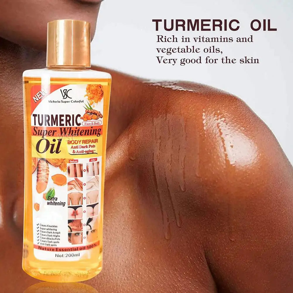 Turmeric Essential Oil | Face & Body Brightening Massage Oil 200ml