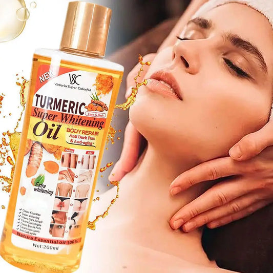 Turmeric Essential Oil | Face & Body Brightening Massage Oil 200ml