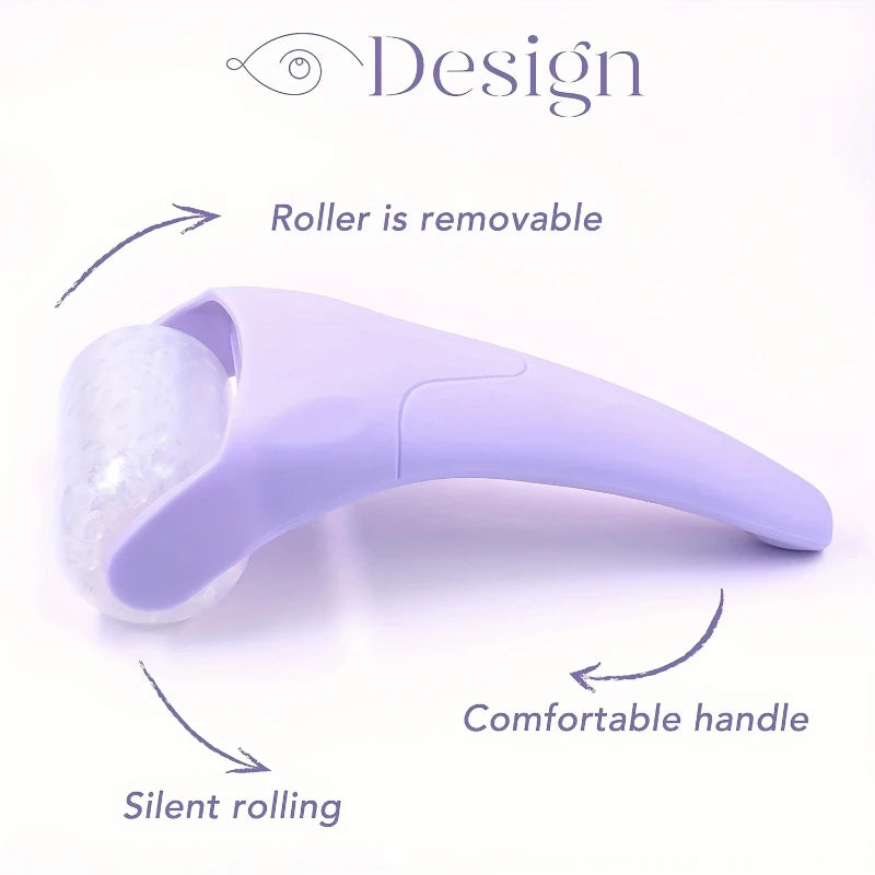 Ice Face Roller - Professional Cooling Facial Massager for Puffiness & Glow