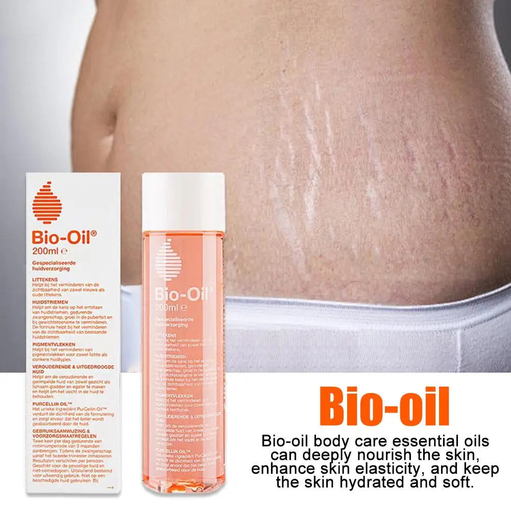 Multi-purpose Body Skin Care Essential Oil Fades Stretch Marks.