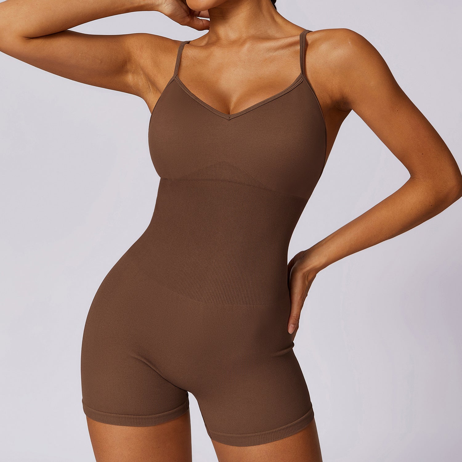 Fitness Seamless Beauty Back Yoga Jumpsuit Sports One-piece
