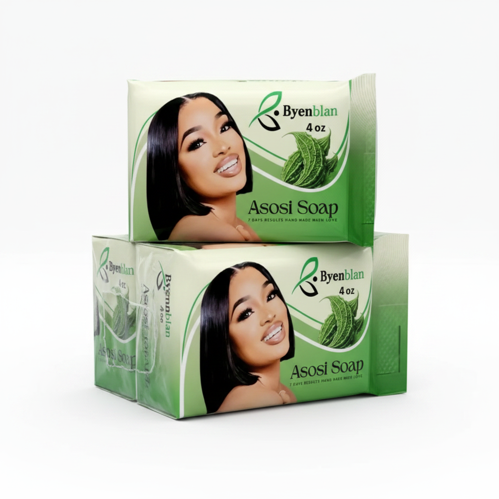 Asosi Cerasse Soap 7oz  | Pack de 3 | Natural Nourishing Bar Soap | 7 Days Results