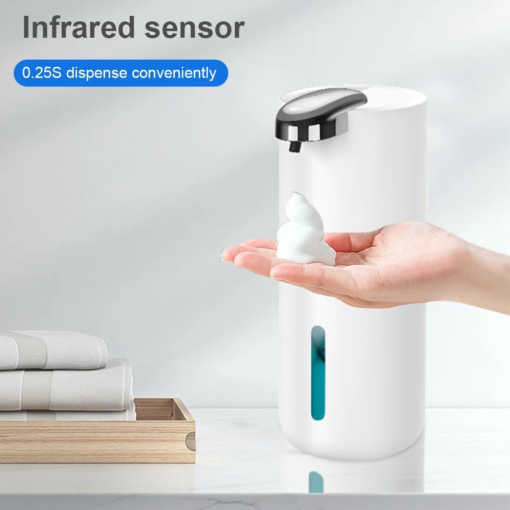 380ml Electric Sanitizer Dispenser Touchless Infrared Sensor Foam Soap Dispenser .