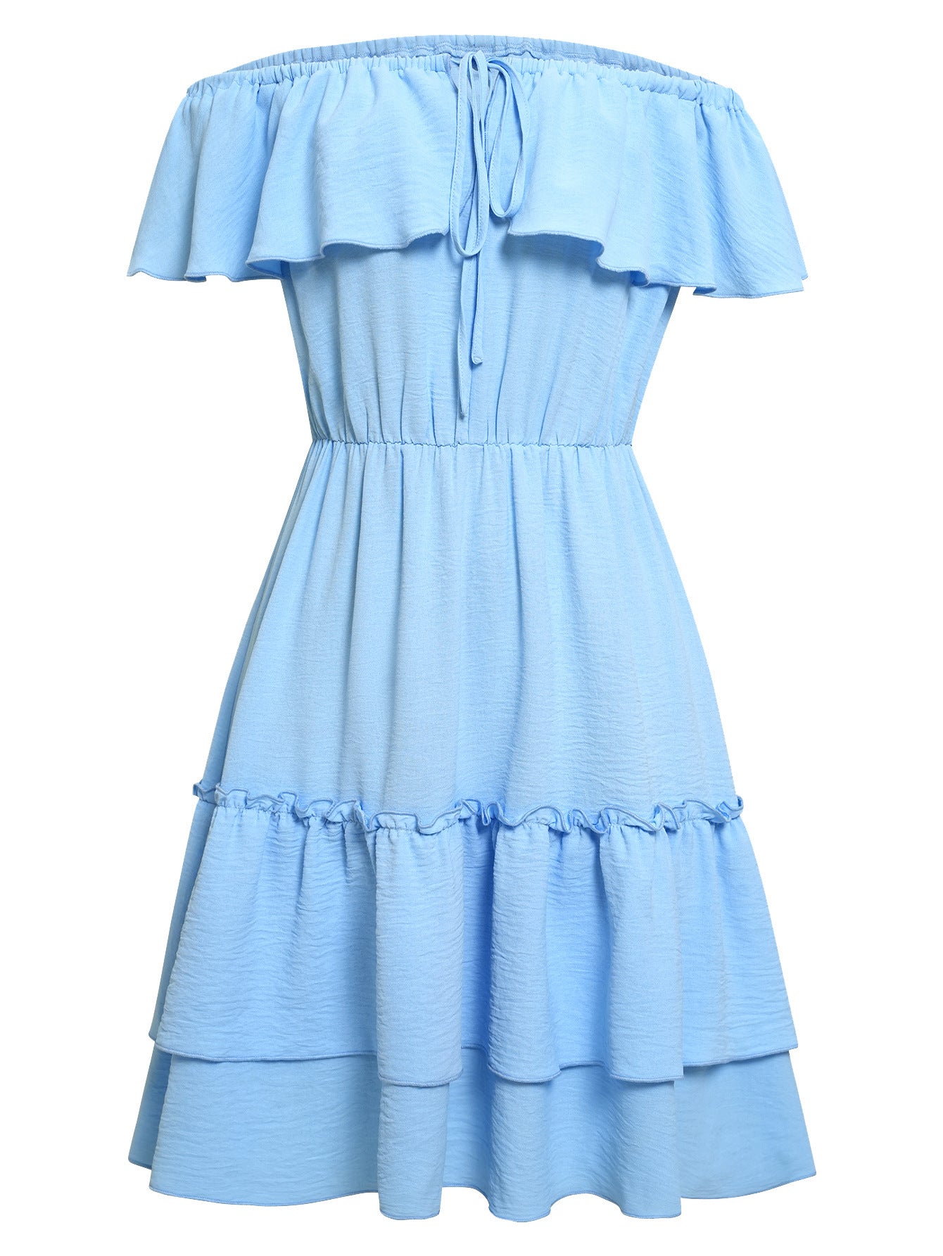 Spring And Summer Casual Solid Color Dress Women