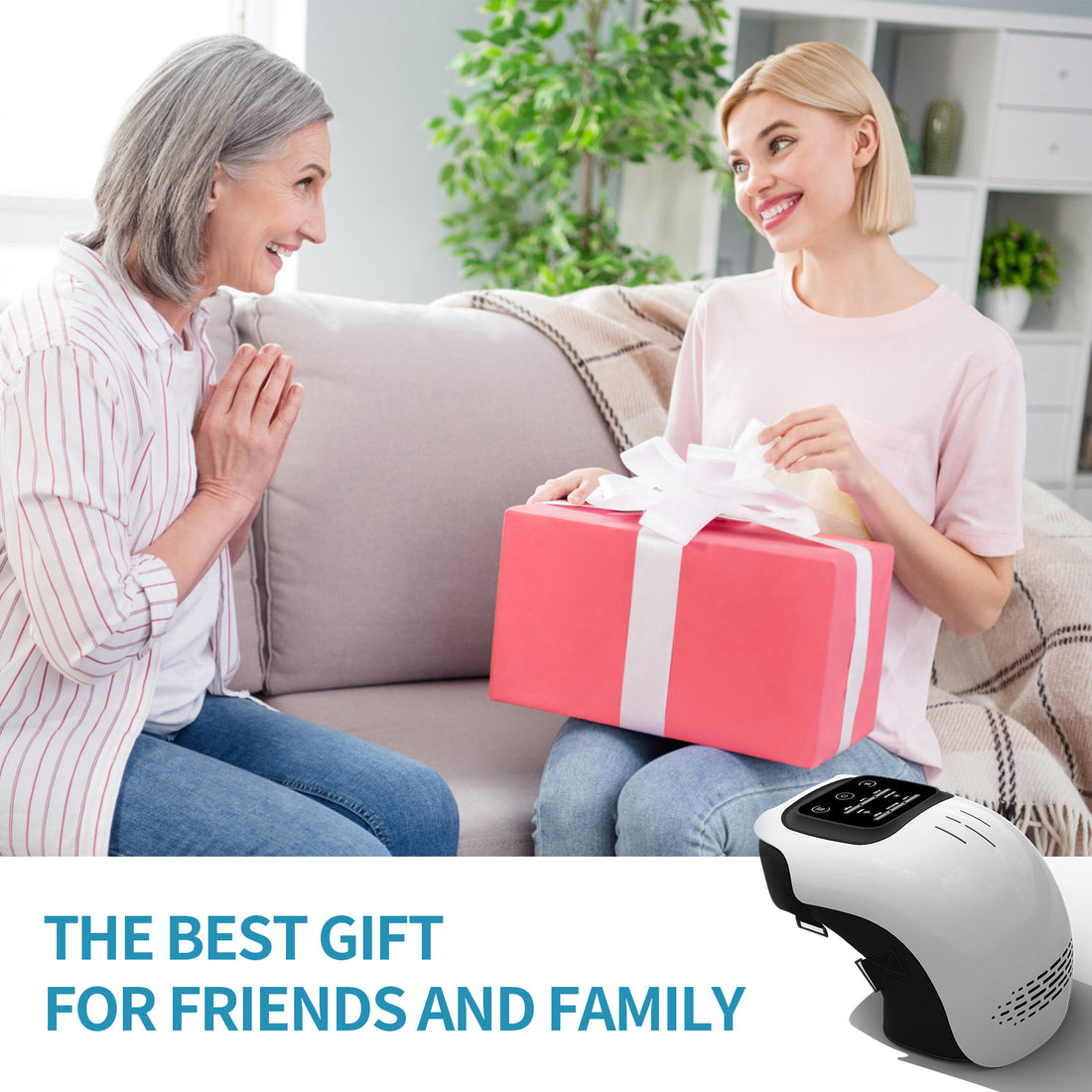 Intelligent Home Use Electric Intelligent Kneading Heating Knee Massager Rechargeable Pain.
