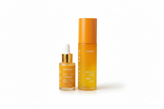 Turmeric Glow Bundle – Vitamin C Serum 30ML + Body Oil 120ML