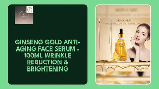 Ginseng Gold Anti-Aging Face Serum - 100ml Wrinkle Reduction &amp; Brightening by@Outfy