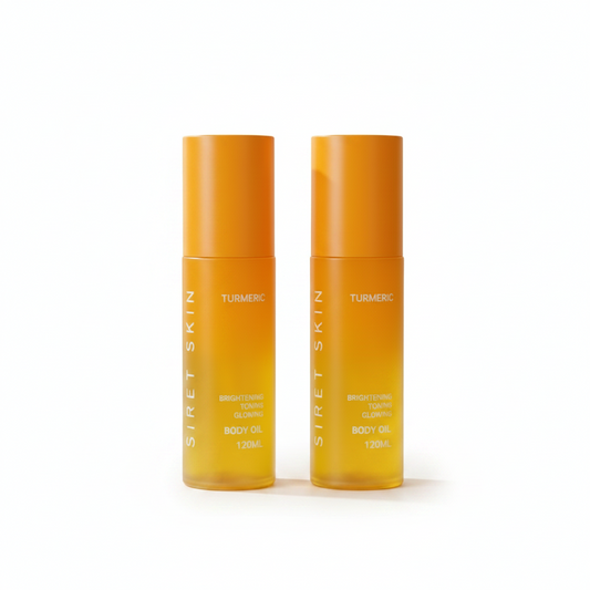 Turmeric Body Moisturizing Oil Set of 2 – 120ML Each | Brightening & Glowing