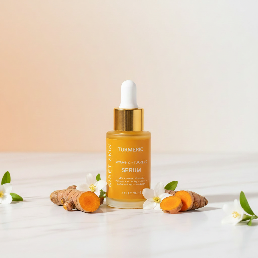 Turmeric + Vitamin C Serum 1 FL OZ / 30ML – Brightening, Toning & Glowing